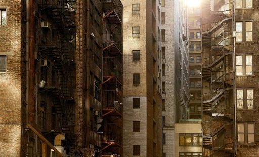 buildings, apartments, stairs